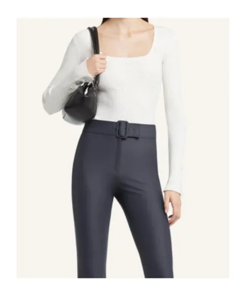 Courrges Long-Sleeved Square-Neck Jumper