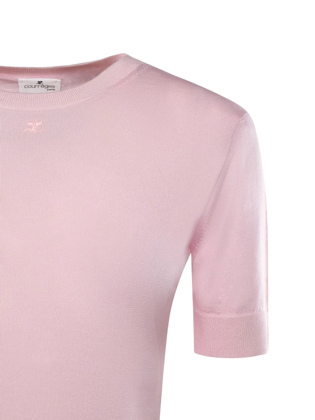 Courrges Logo Embroidered Jumper