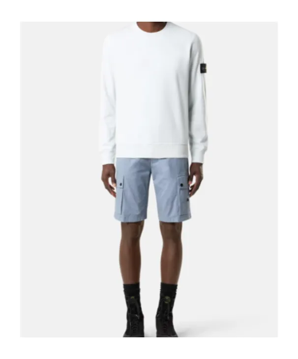 Stone Island Logo Patch Crewneck Sweatshirt