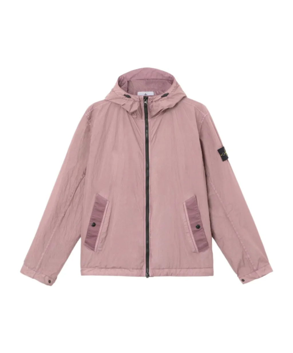 Stone Island Logo Patch Hooded Jacket