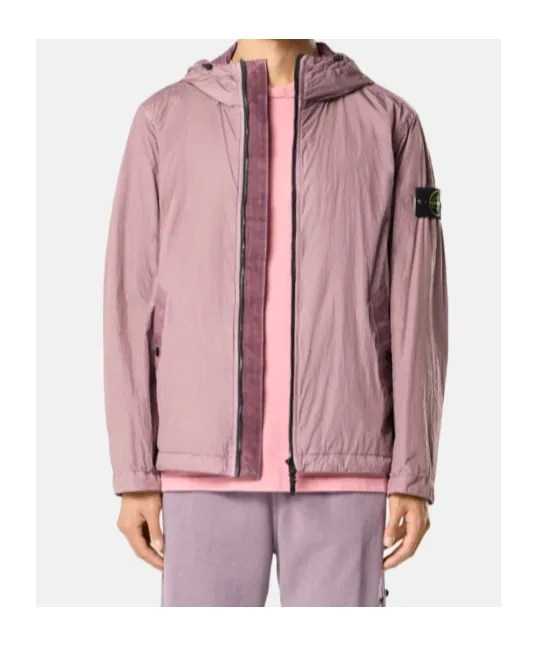 Stone Island Logo Patch Hooded Jacket