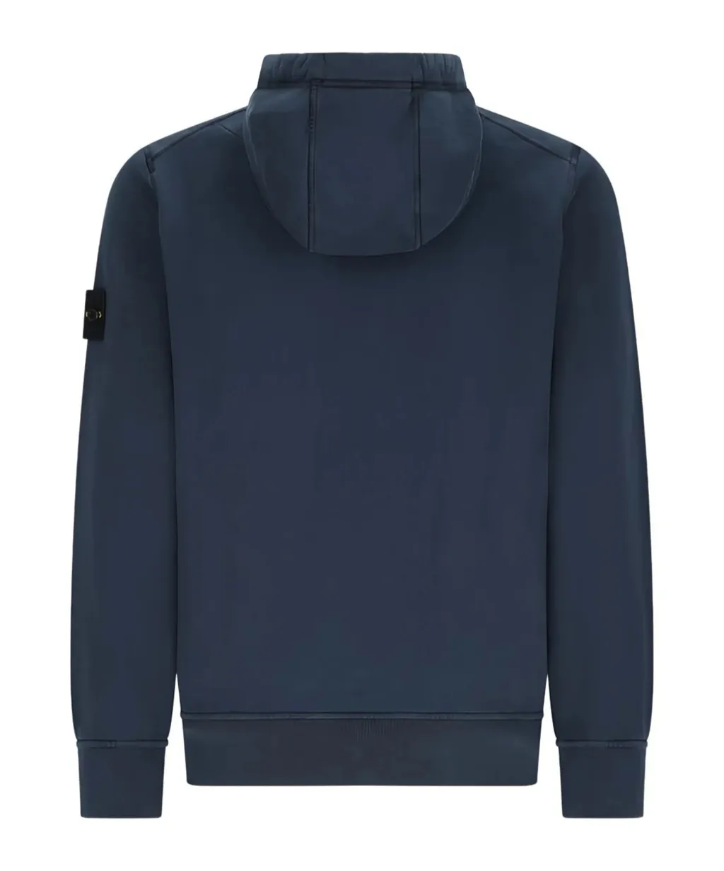 Stone Island Logo Patch Drawstring Hoodie