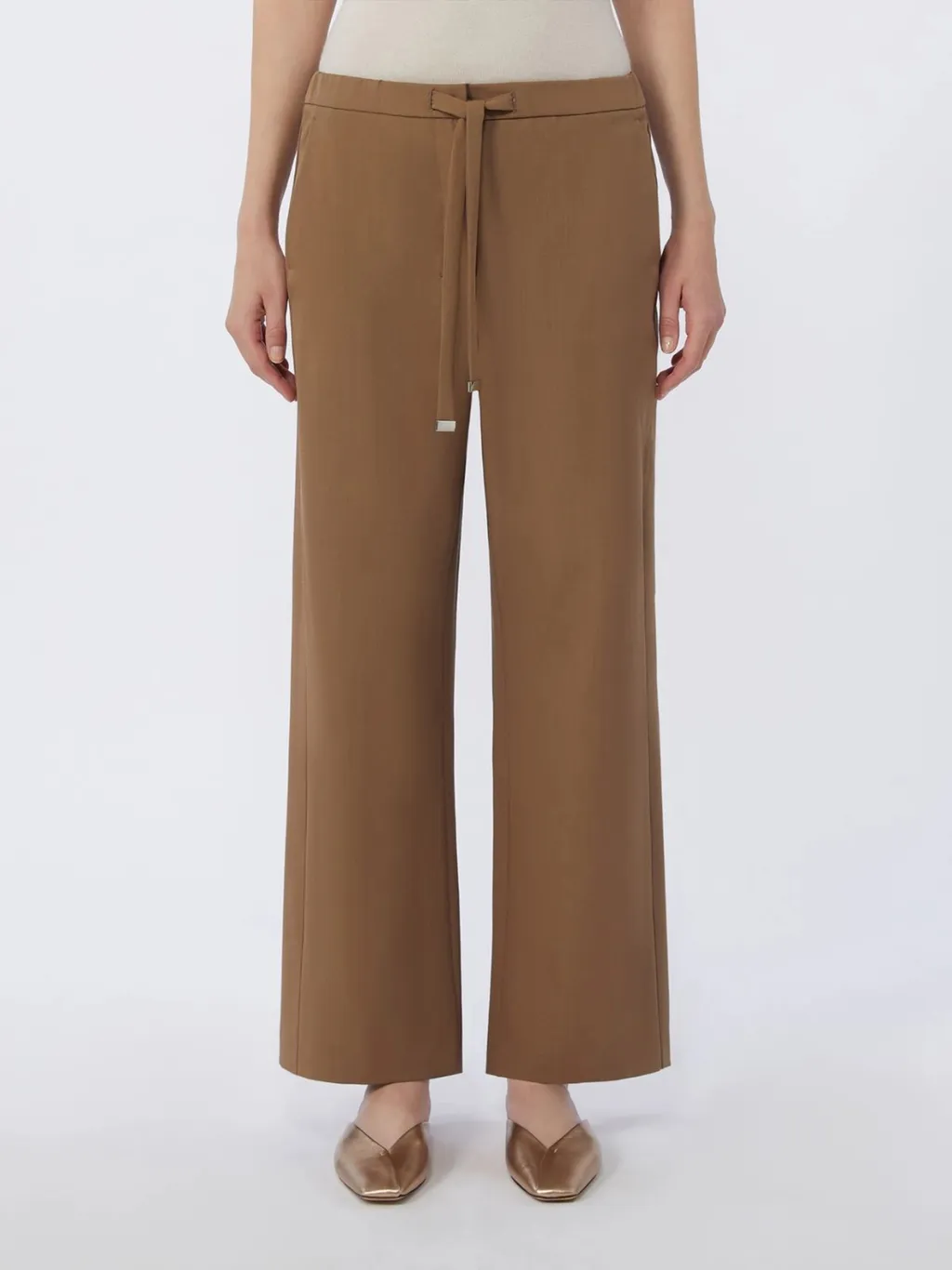 Wool Gabardine Trousers