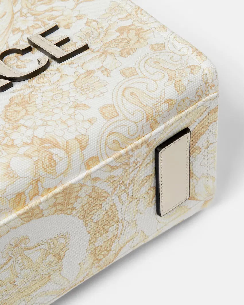 Versace La Medusa Printed Small Tote Bag