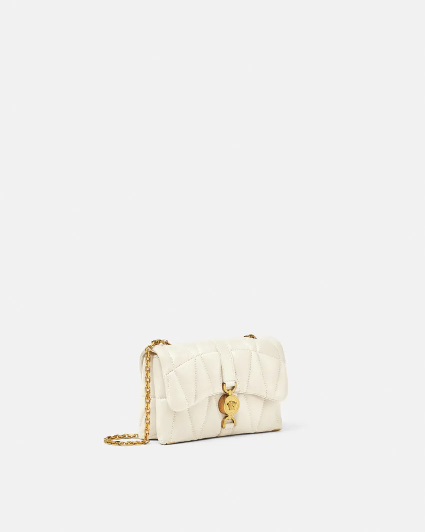 Versace Kleio Quilted Mini Crossbody Bag