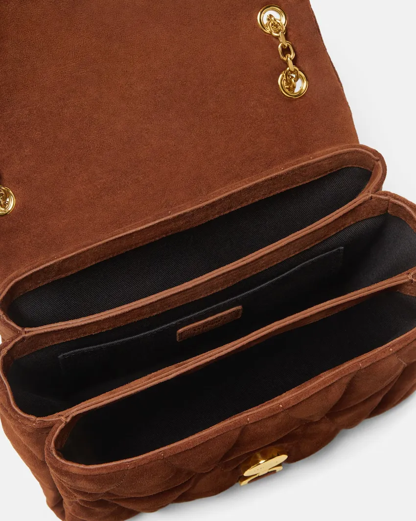 Versace Kleio Quilted Shoulder Bag
