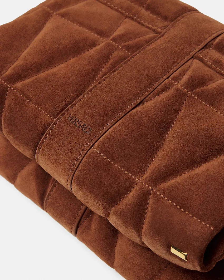 Versace Kleio Quilted Shoulder Bag