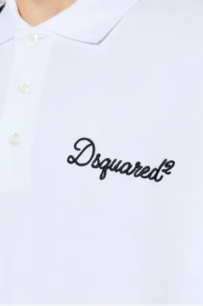 Dsquared2 Logo-Embroidered Polo Shirt
