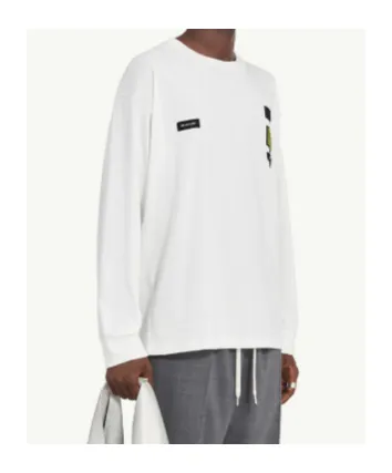 Mm6 Maison Margiela Logo Patch Crewneck T-Shirt