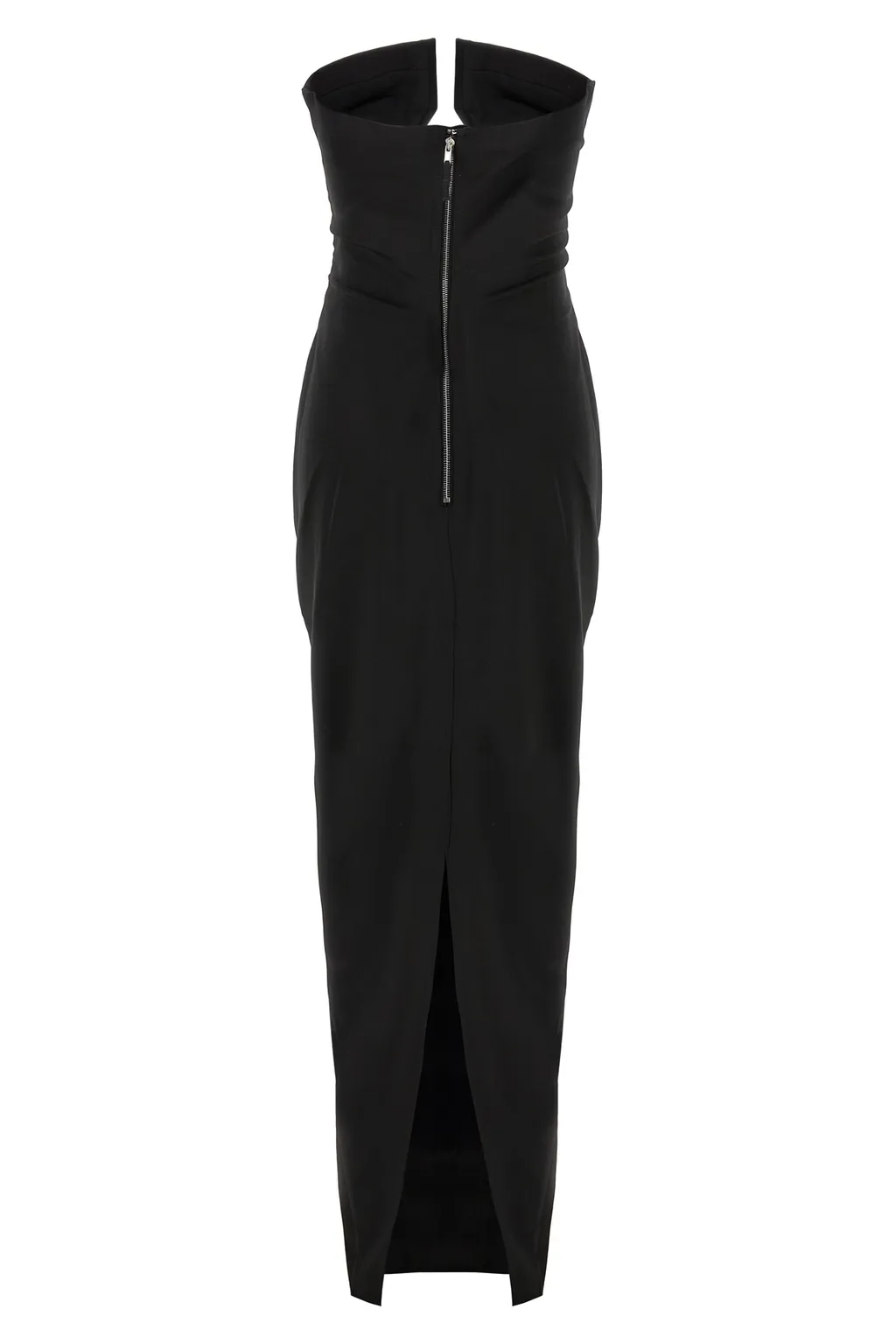 Rick Owens Prong Cut-Out Detailed Strapless Gown