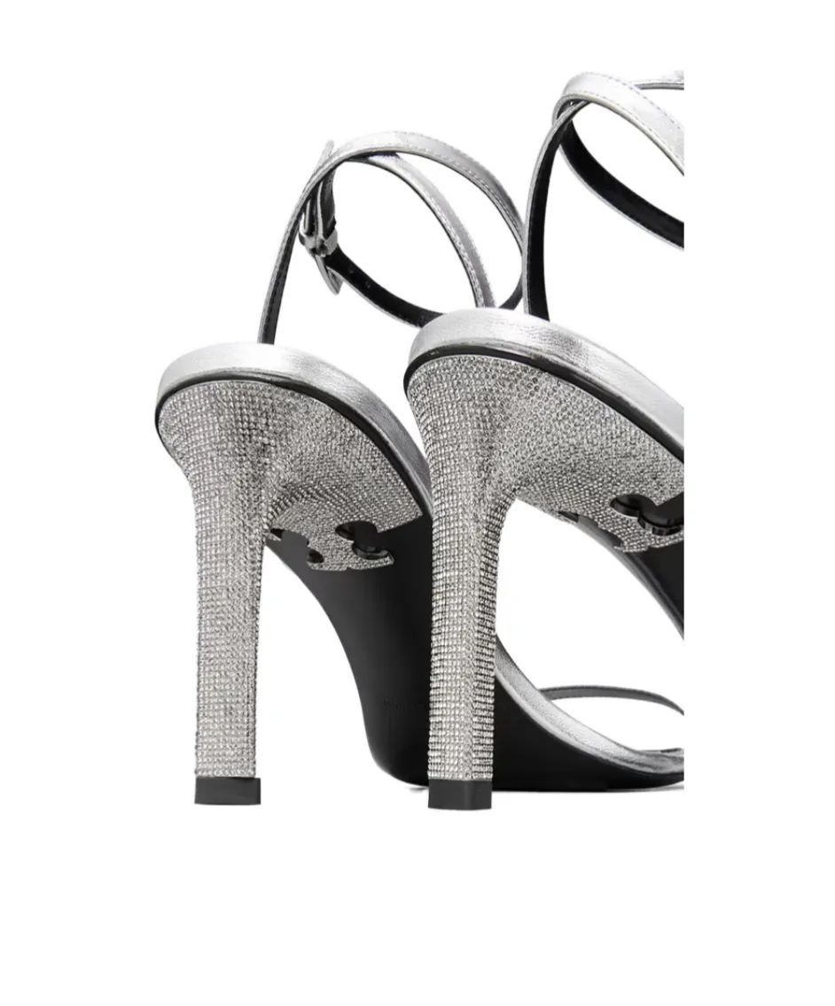 Tory Burch Pavé Heeled Sandals