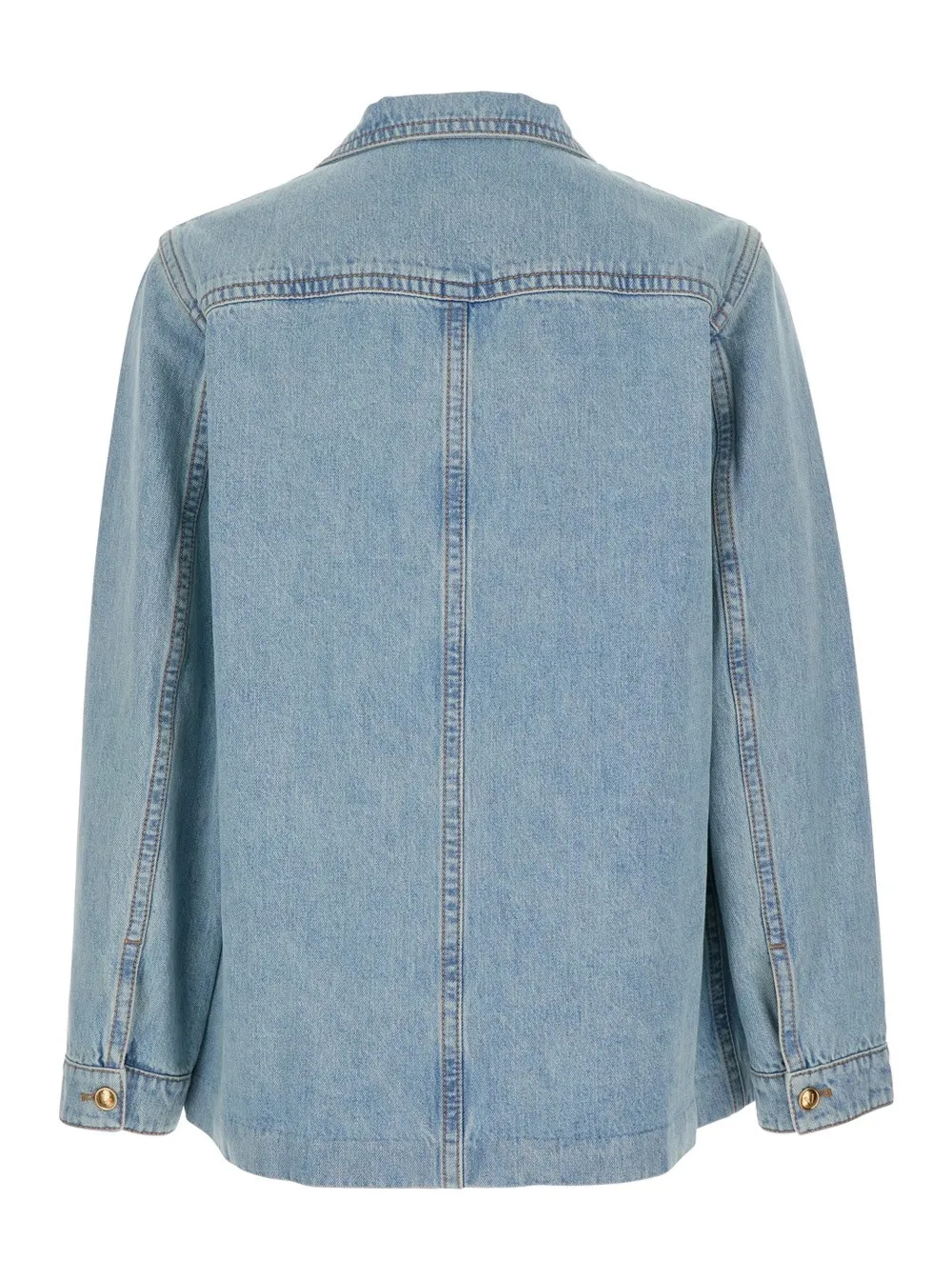 Valentino Button-Up Denim Jacket