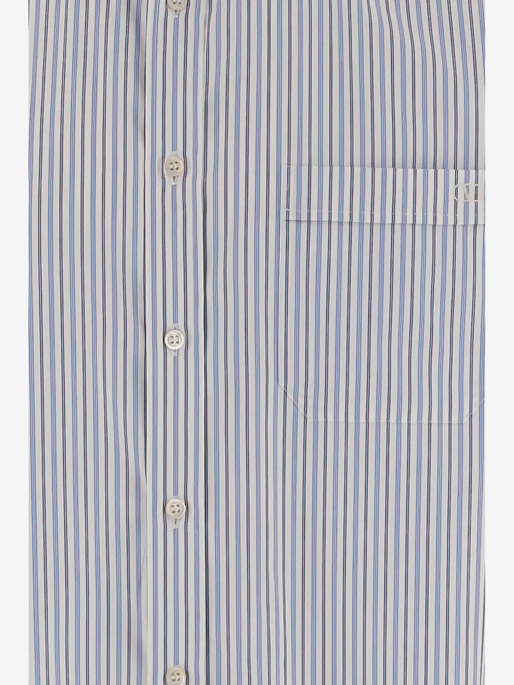 Valentino Striped Button-Up Shirt
