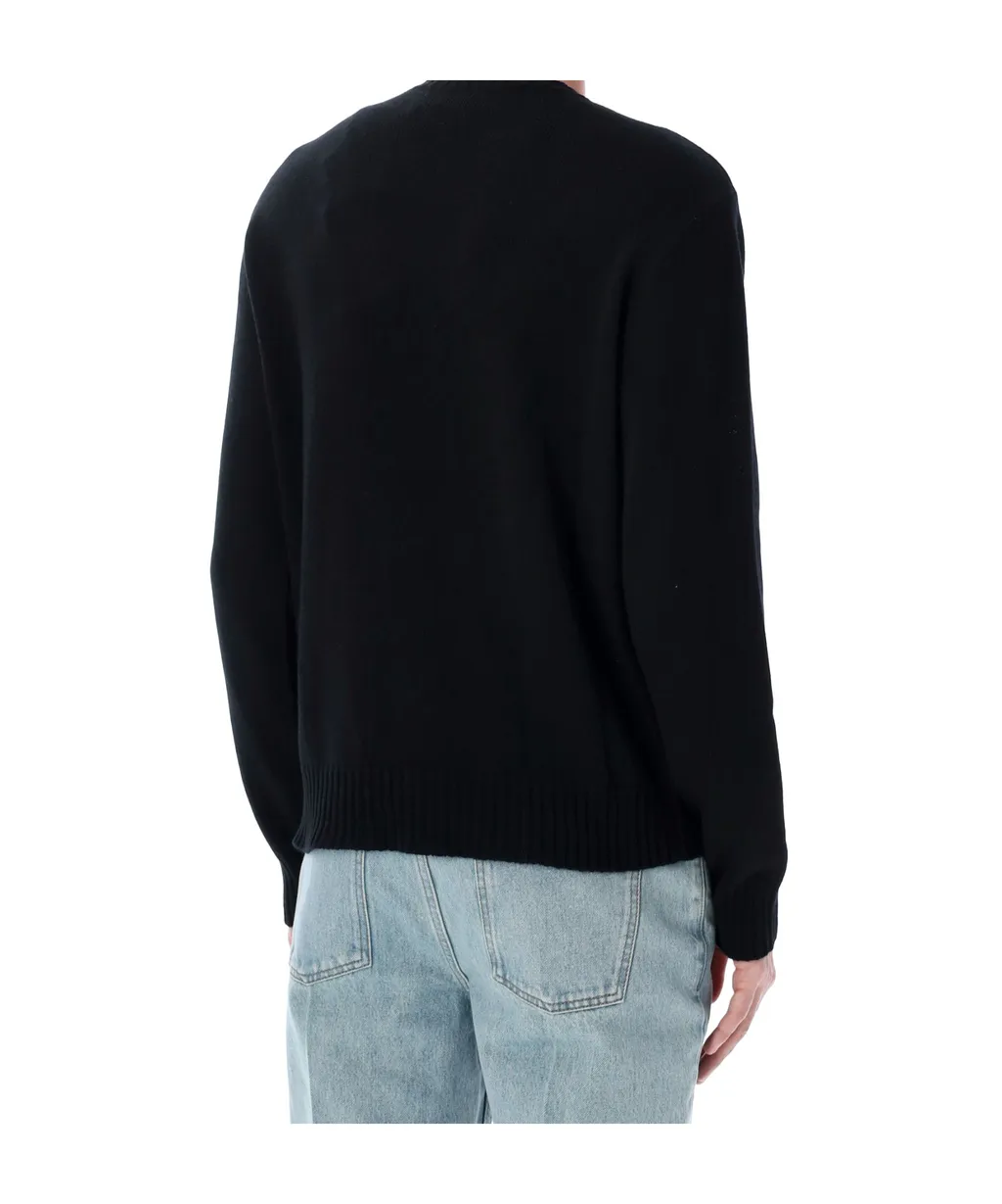 Valentino Animal Embroidered Crewneck Jumper