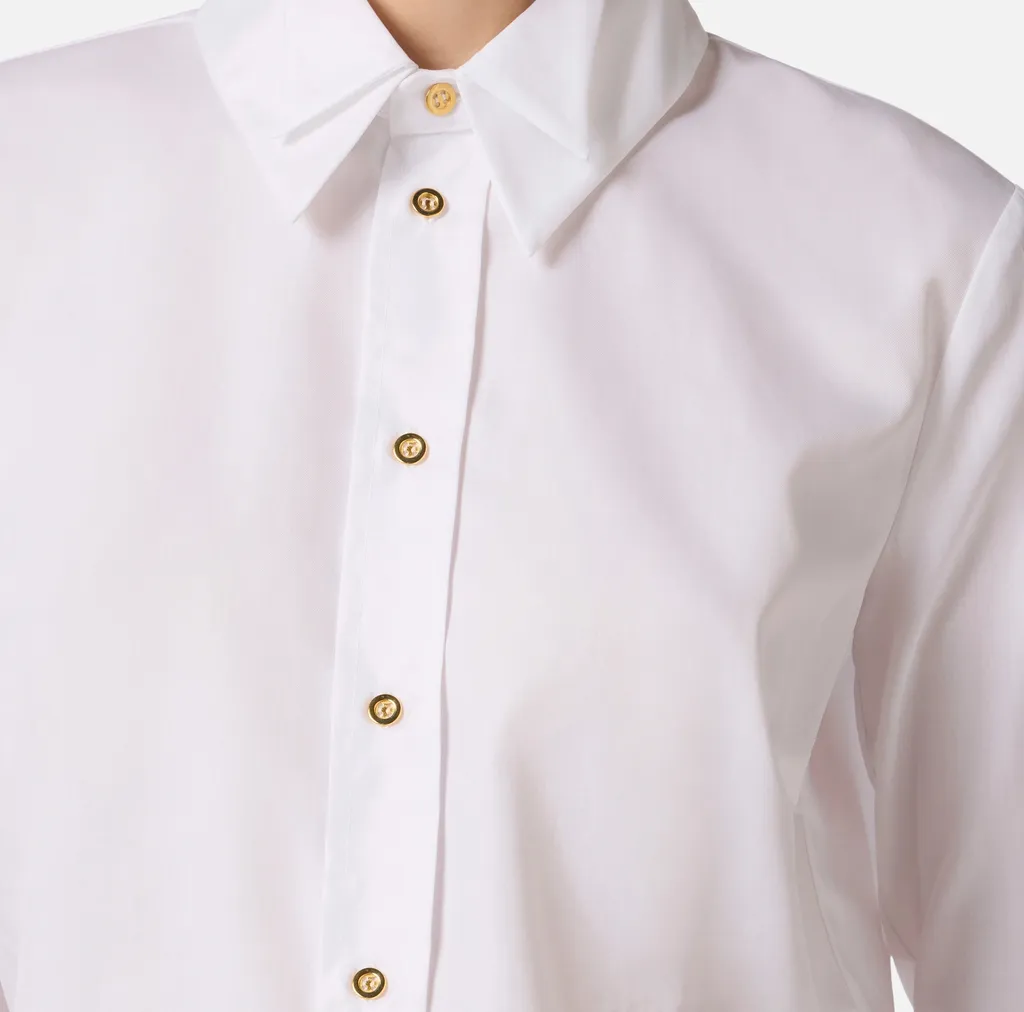 Elisabetta Franchi Double Collar And Embroidery Shirt