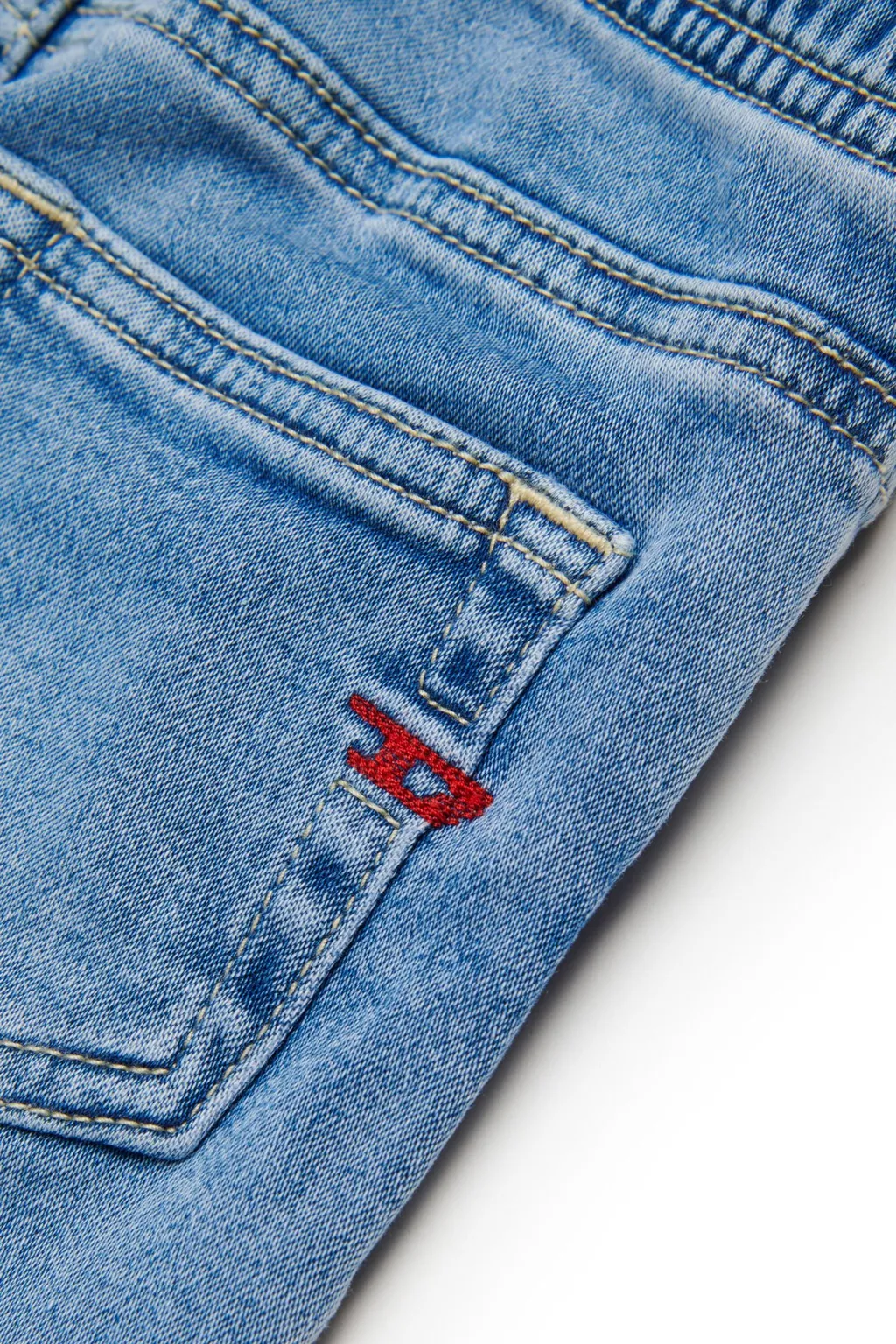 Diesel Kids Drawstring Elastic Waist Jeans