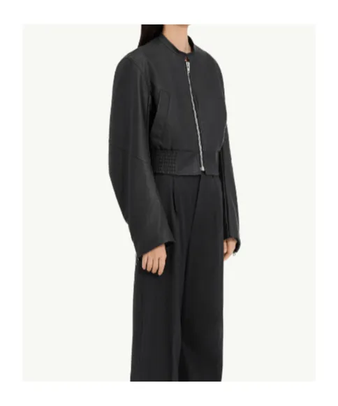Mm6 Maison Margiela Cropped Bomber Jacket