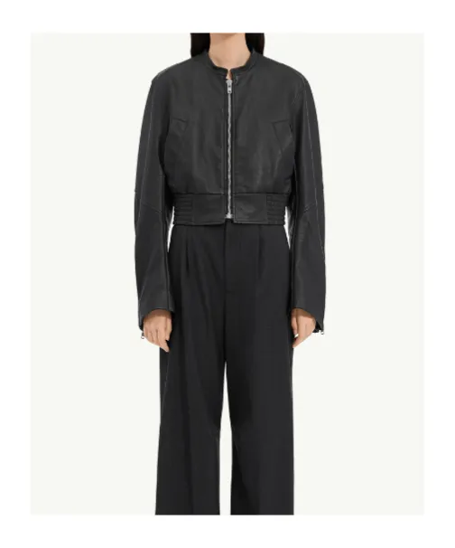 Mm6 Maison Margiela Cropped Bomber Jacket