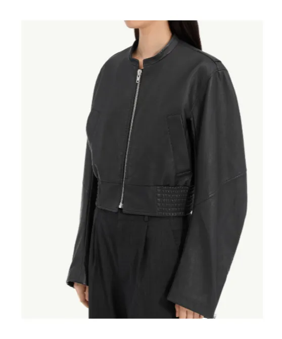 Mm6 Maison Margiela Cropped Bomber Jacket