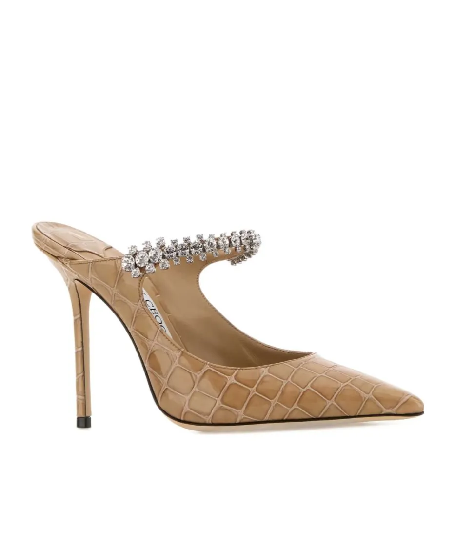 Jimmy Choo Bing Embossed Mules