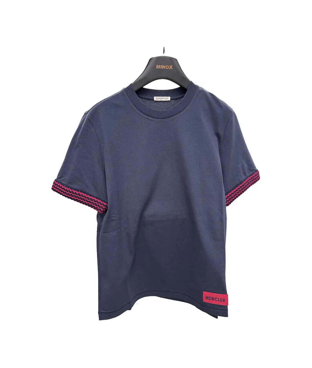 Moncler Logo Patch Crewneck T-Shirt