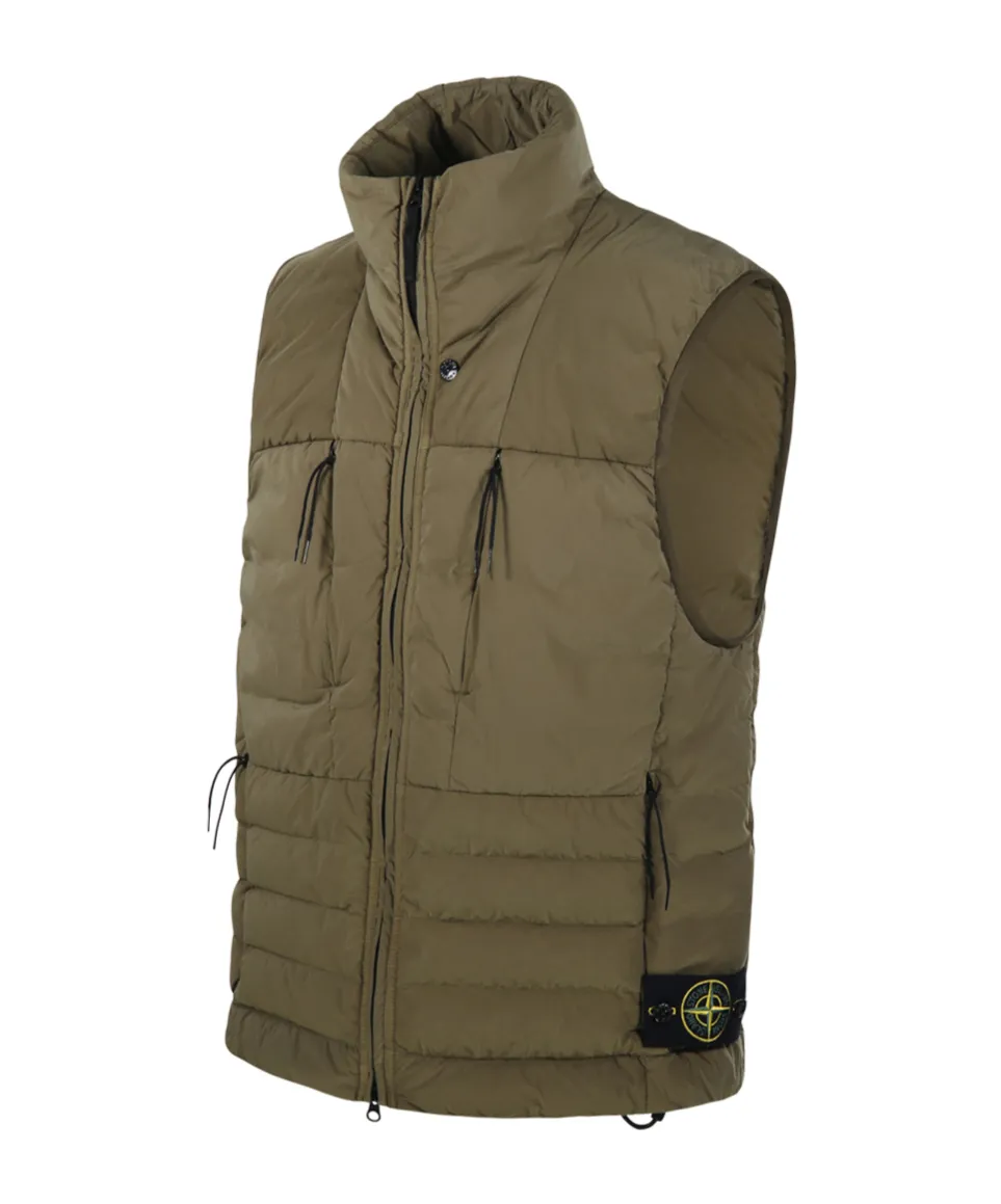 Stone Island Quilted Stand Collar Gilet