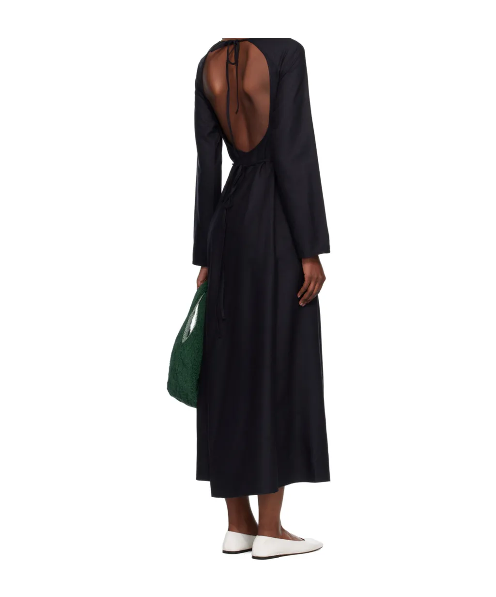 Long-Sleeved Apron-Style Dress