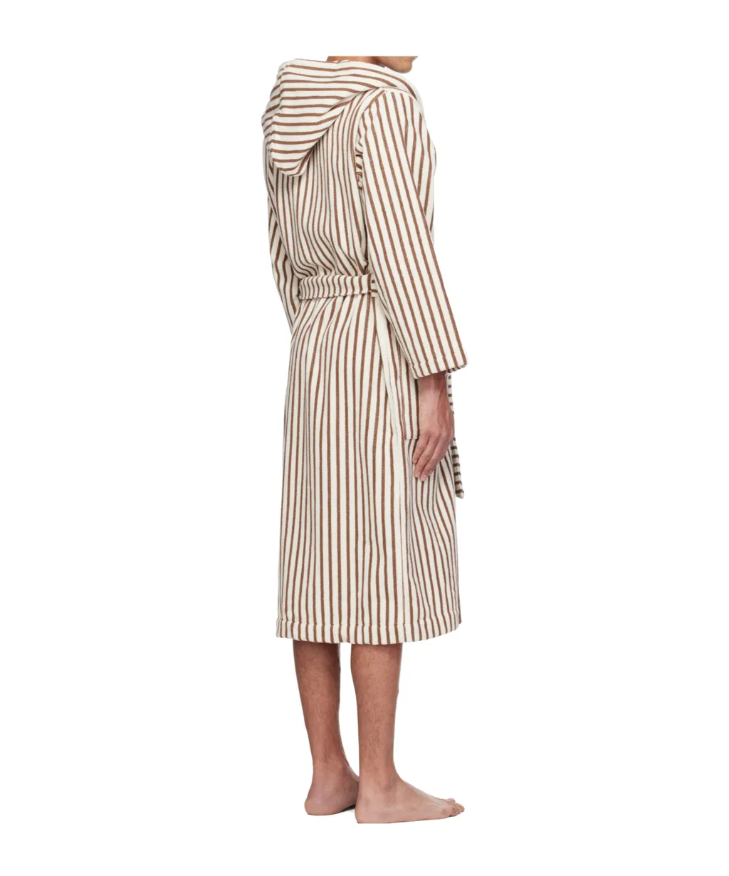 Striped Pajamas With Lace-Up