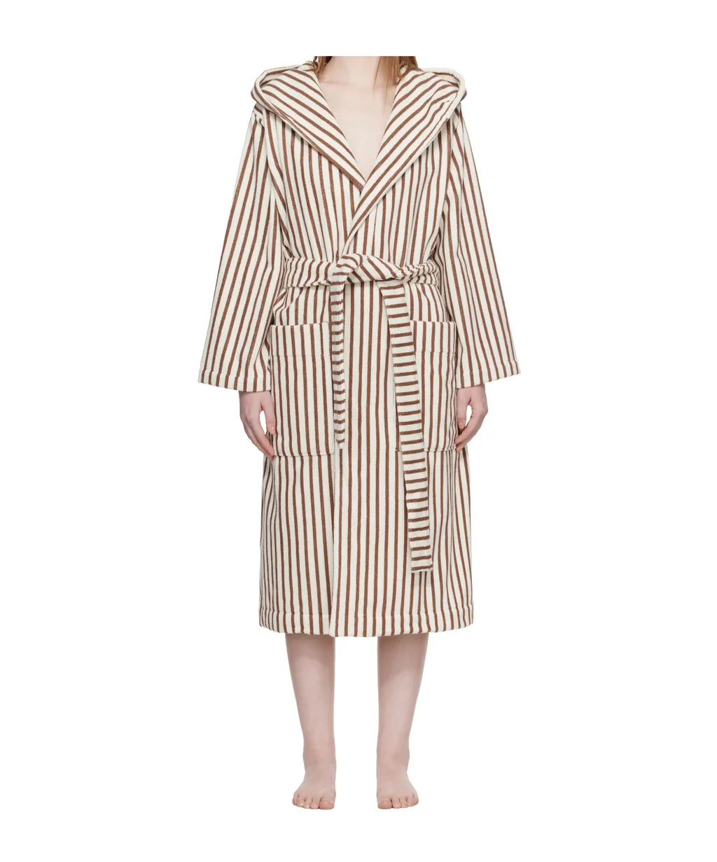 Striped Pajamas With Lace-Up