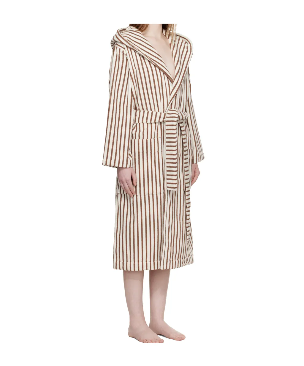 Striped Pajamas With Lace-Up