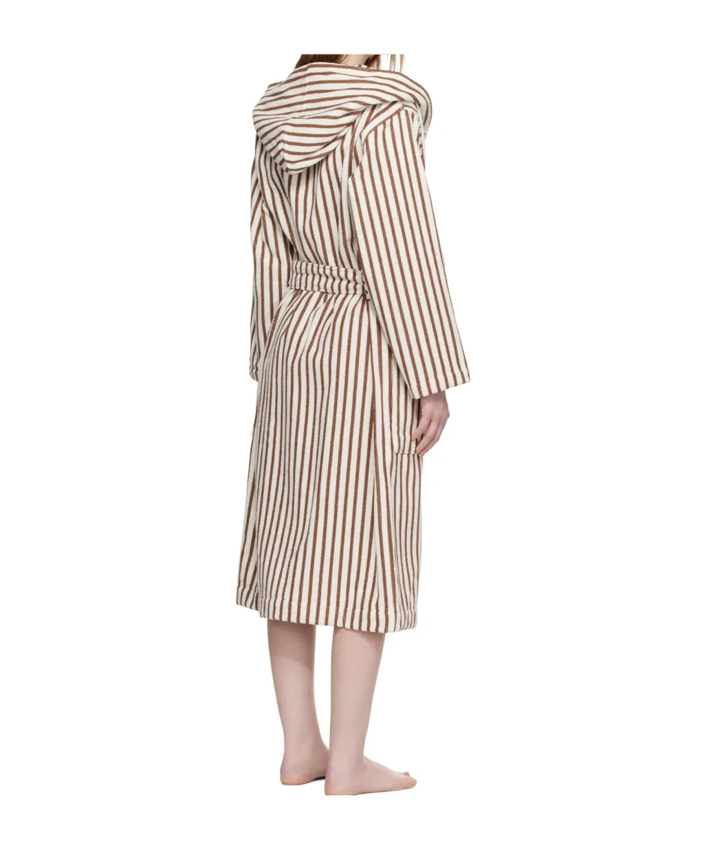 Striped Pajamas With Lace-Up