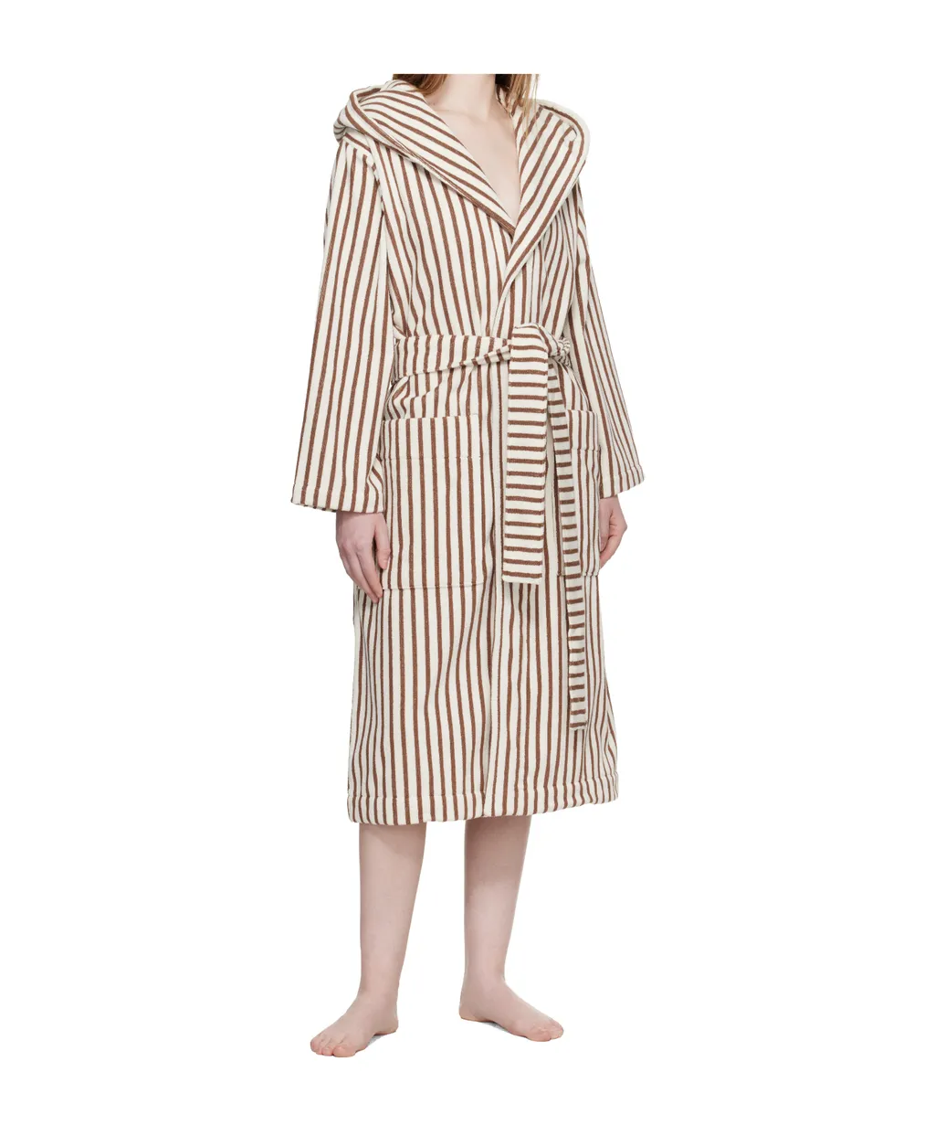 Striped Pajamas With Lace-Up