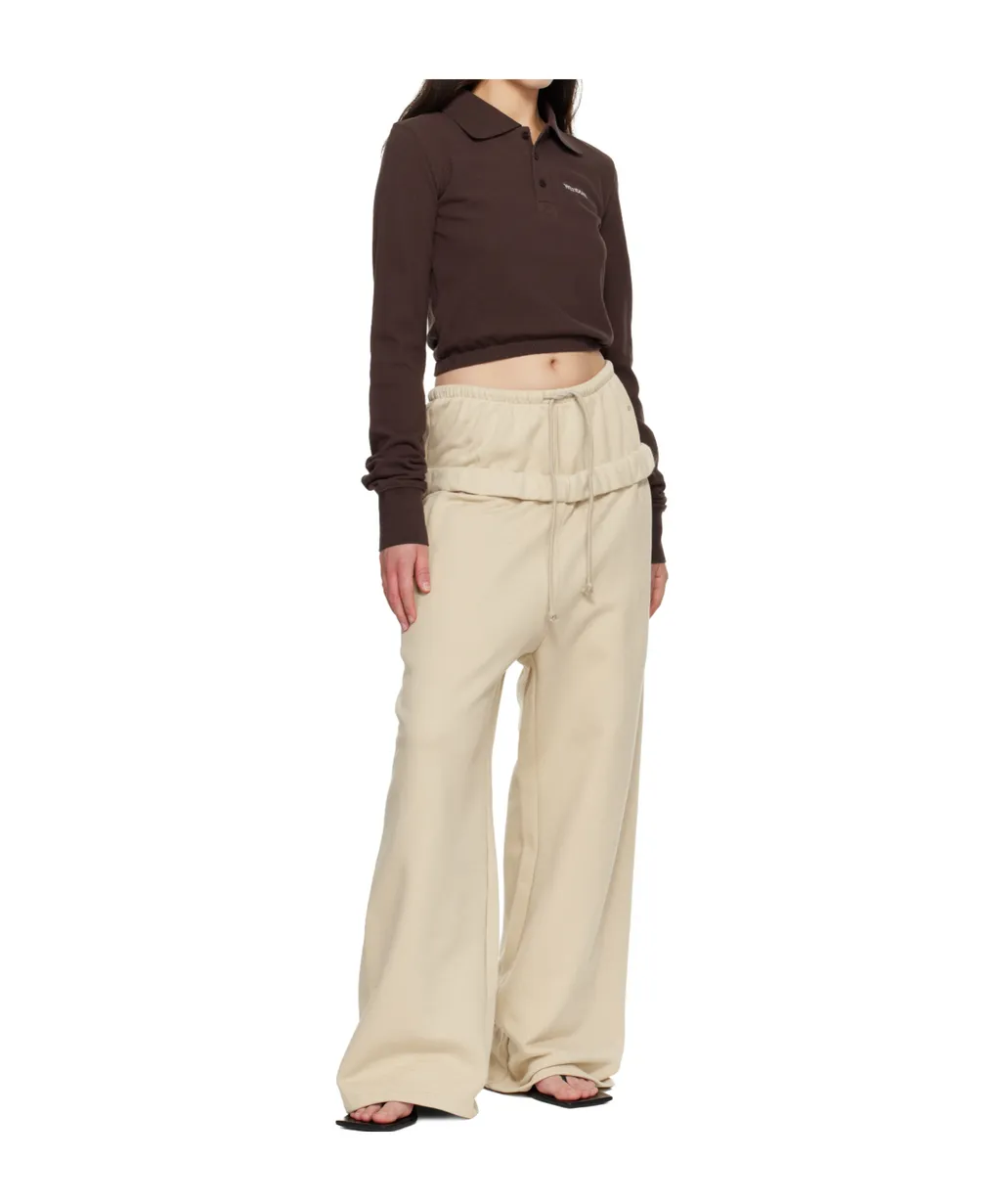 We11Done Layered Rolled Up Lounge Pants