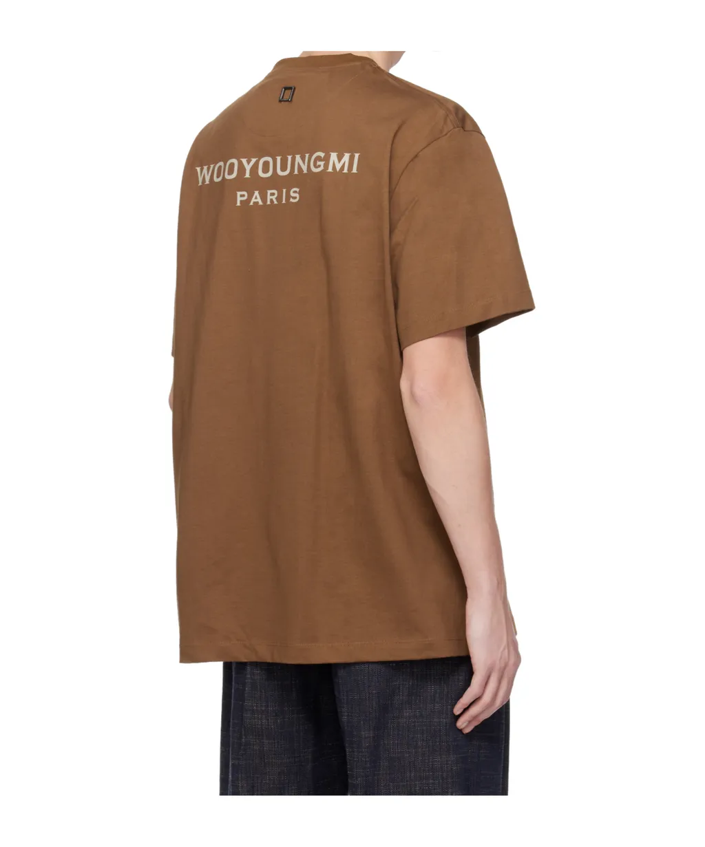 Wooyoungmi Flower Back Logo T-Shirt