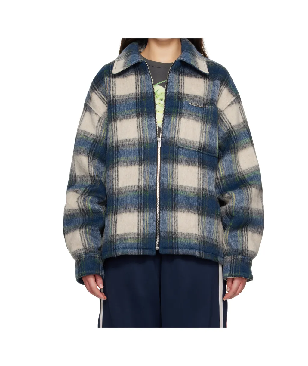 Zipped Checked Jacket