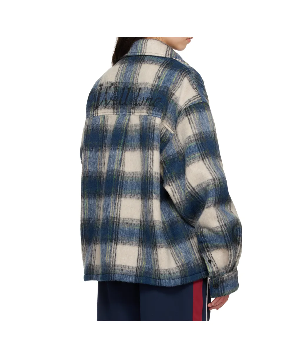 Zipped Checked Jacket