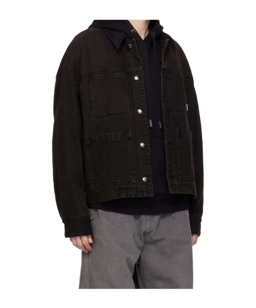 Brown Tin Washed Denim Jacket