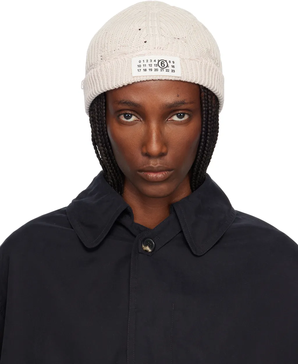Amended Optical Ribs Knit Cap