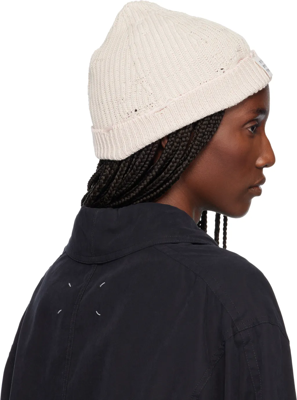 Amended Optical Ribs Knit Cap