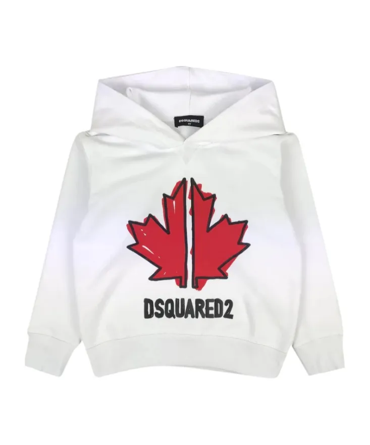 Dsquared2 Kids Logo Printed Long-Sleeved Hoodie