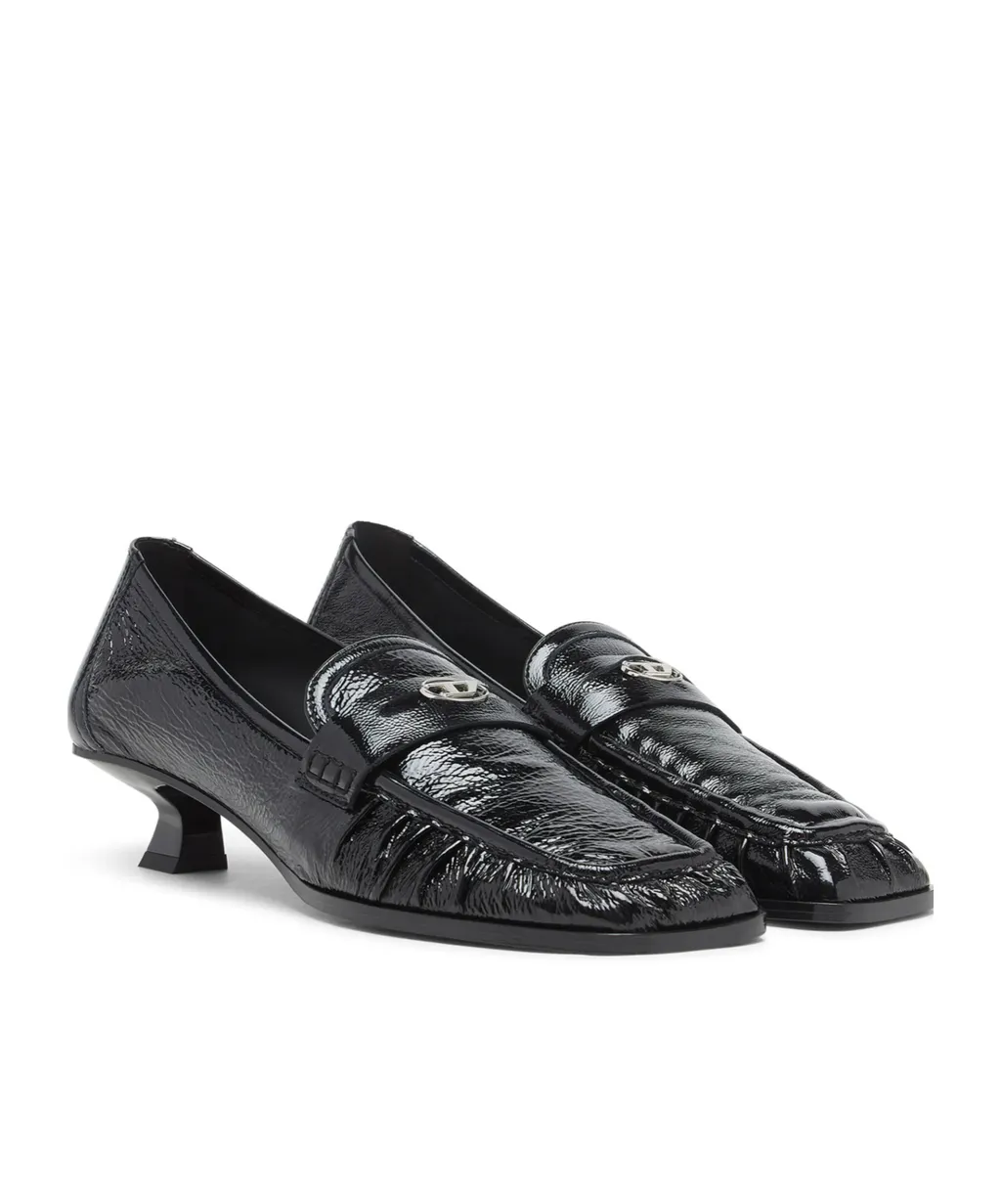 D-Amber Logo Heeled Pump