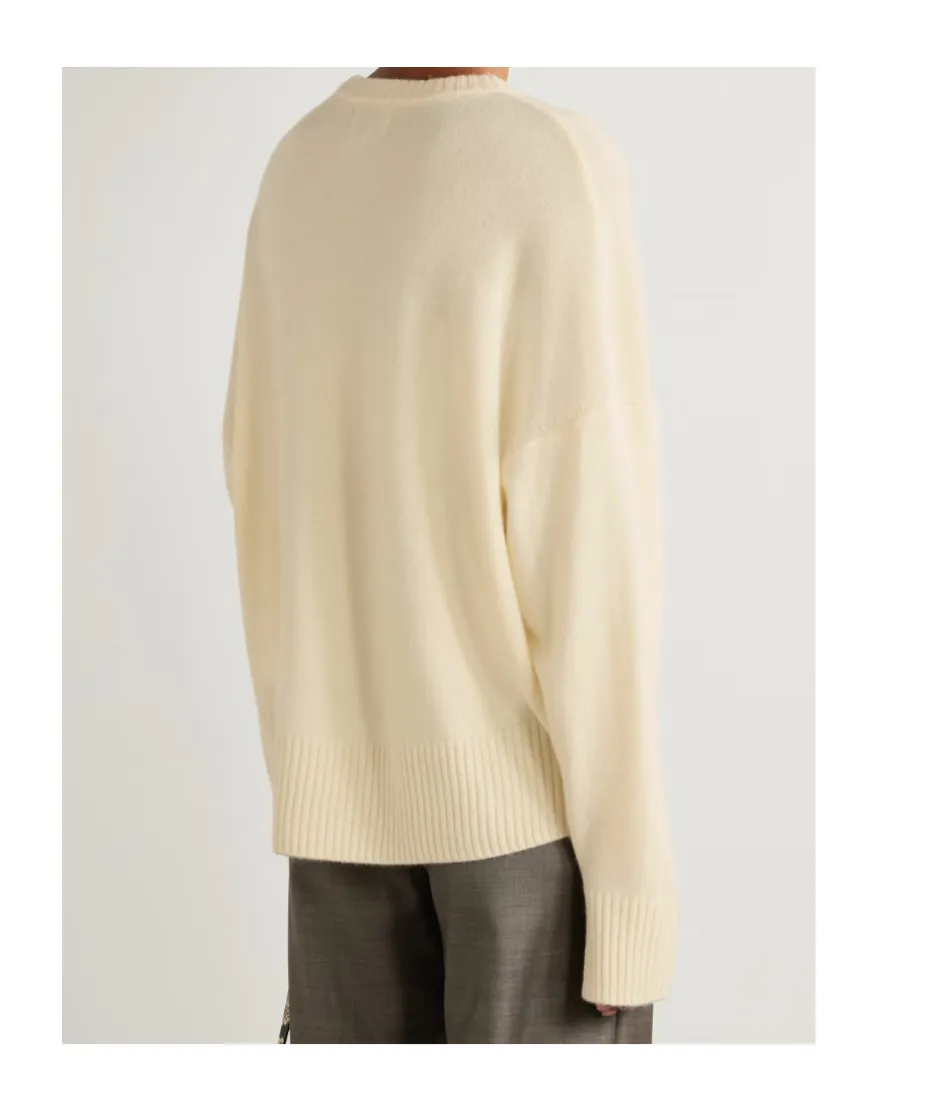 Anton Oversized Embroidered Cashmere Sweater