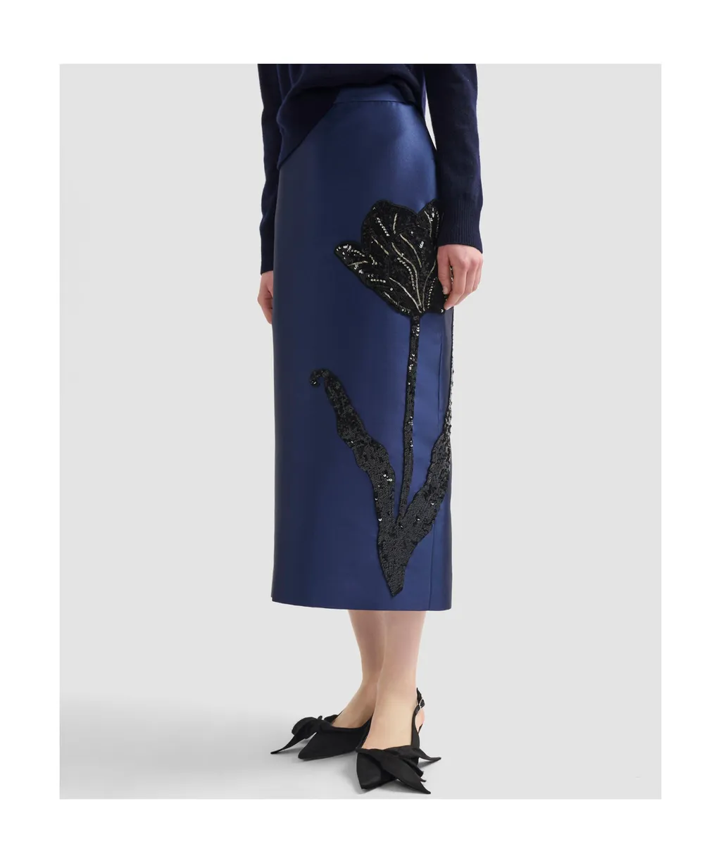 Pencil Midi Skirt