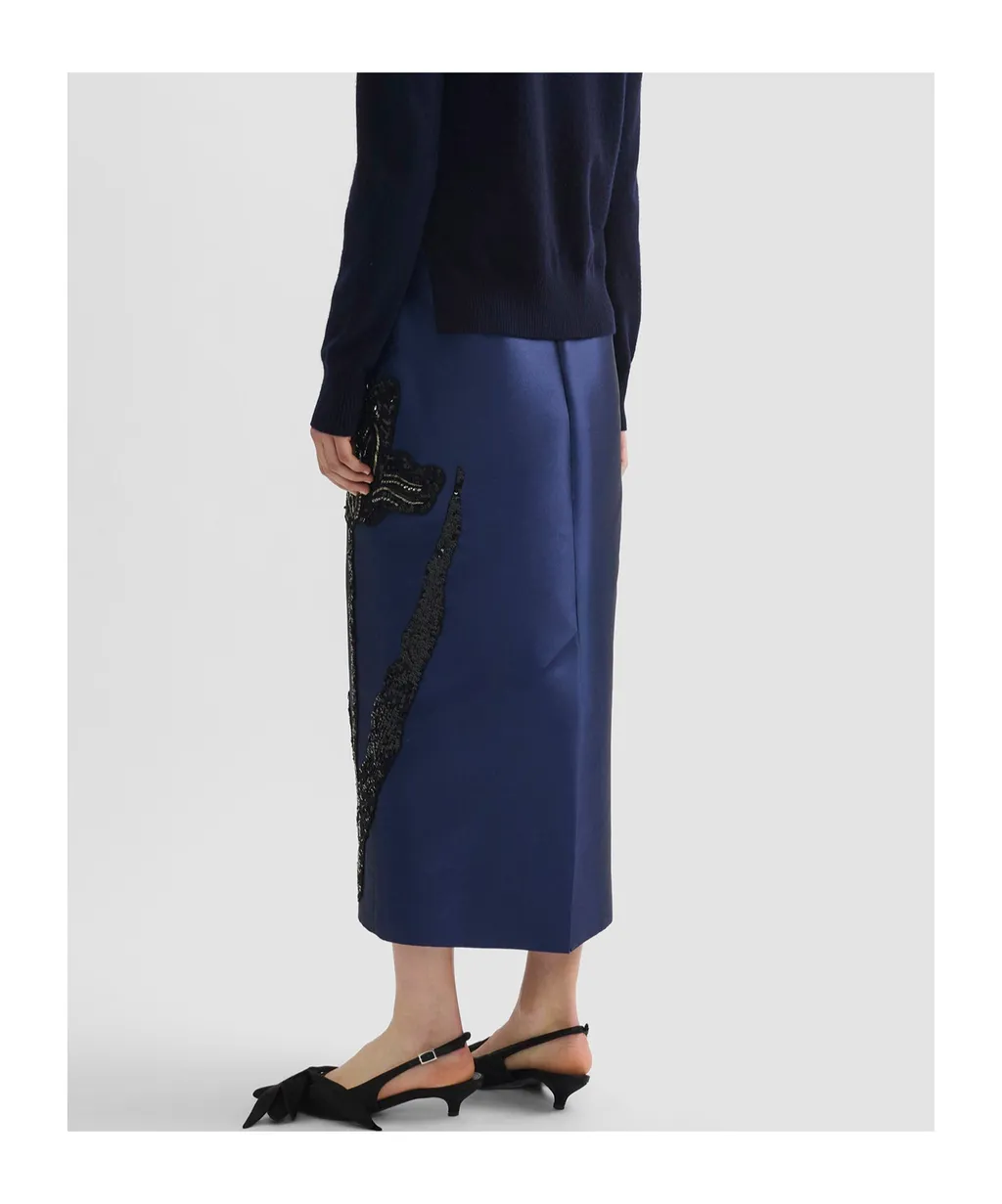 Pencil Midi Skirt