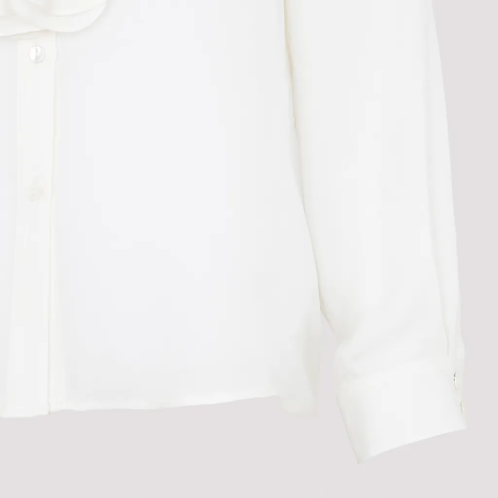 Nili Lotan Ruffled Long-Sleeved Shirt