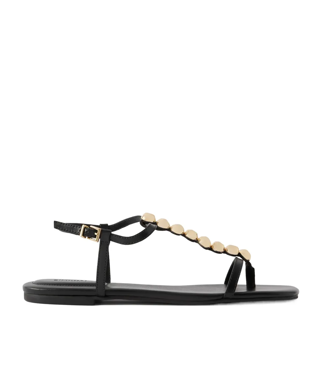 Amaya Embellished Leather Flats