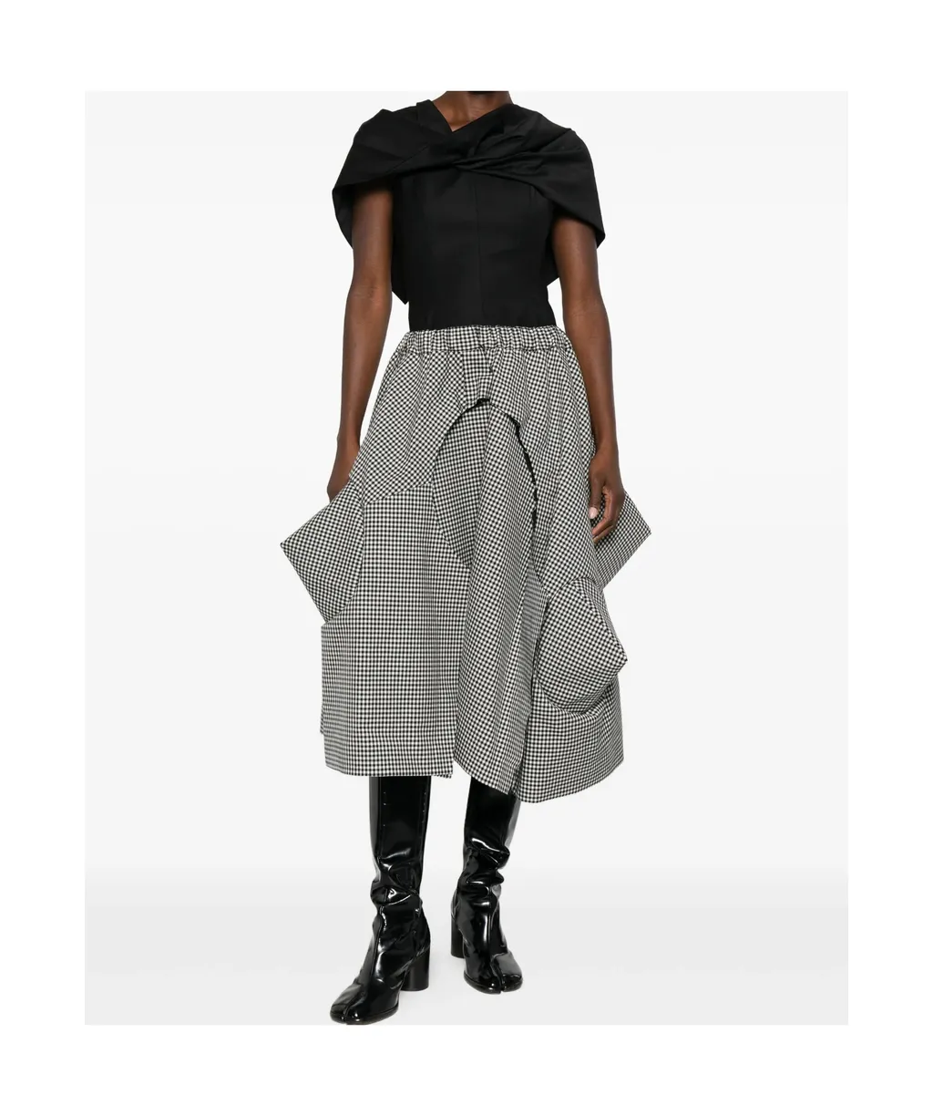 Embroidered Flared Skirt