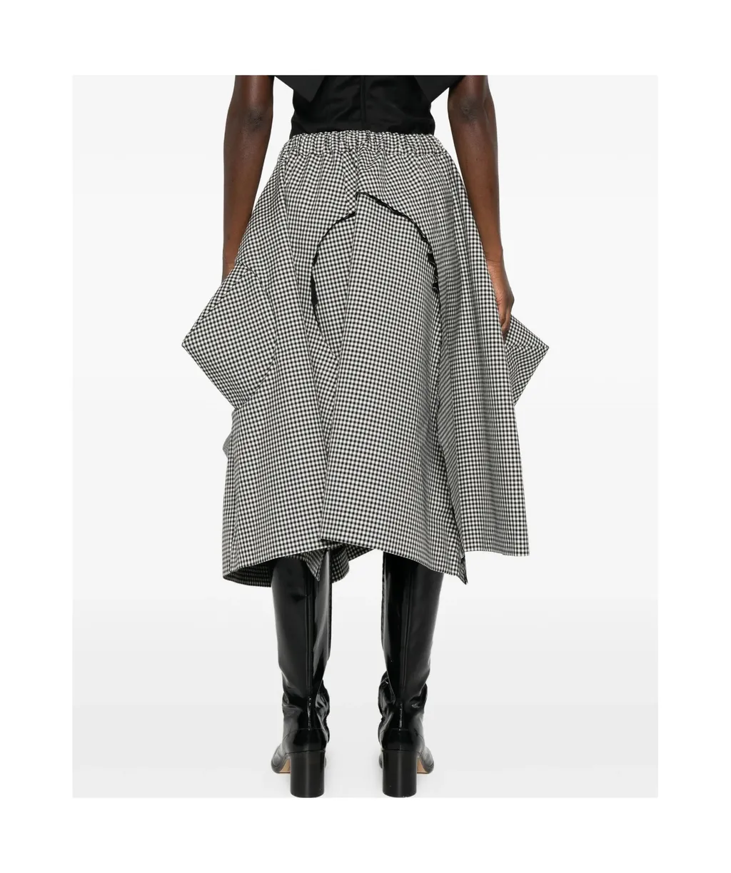 Embroidered Flared Skirt