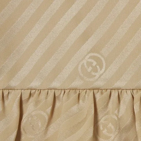 Diagonal Gg Silk Jacquard Skirt