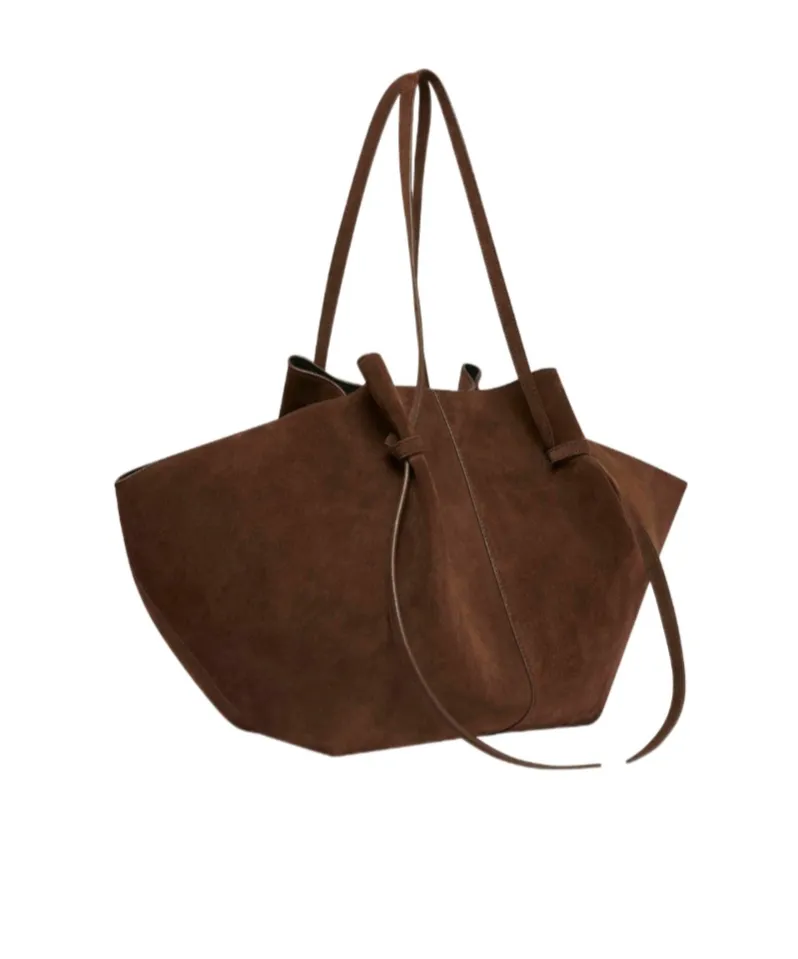 Large Mochi - Chocolate Suede